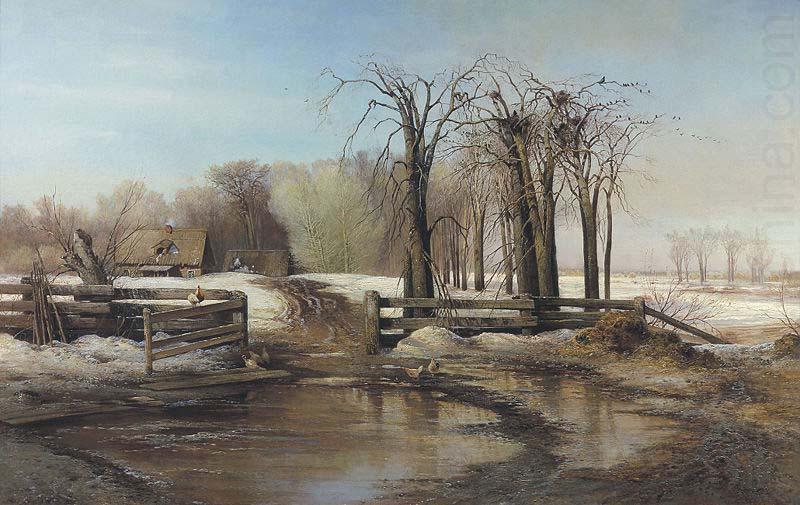 Alexei Savrasov Spring Day, oil painting picture